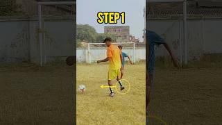 Fake move football skill tutorial ⚽football skills trending viralvideo explore youtube shorts [upl. by Ateekan]