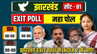 Jharkhand Vidhansabha Election 2024 Exit Poll और Opinion Poll  किसकी बनेगी सरकार exitpoll2024 [upl. by Lielos]