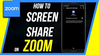 How to Share Screen in Zoom Meetings on Android [upl. by Casie]