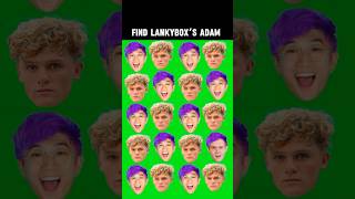 Find The Hidden YouTubers In This Video  MrBeast LankyBox Ryan Trahan shorts funny [upl. by Nuoras]