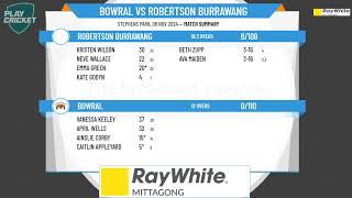 Bowral Vs Robertson Burrawang [upl. by Adnima]