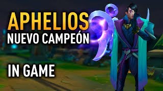 APHELIOS IN GAME  Conoce sus habilidades  Noticias League of Legends [upl. by Matthiew487]