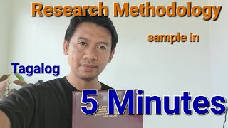 Chapter 3 Research Methodology  Quantitative  English  Tagalog [upl. by Lenes]