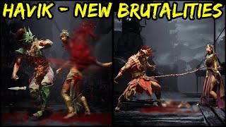 Havik  New Brutalities  Mortal Kombat 1 [upl. by Aihtniroc]