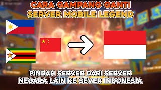 Cara Gampang Ganti Server Mobile Legend Pakai Vpn Dari Server Negara Lain Ke Server Indonesia [upl. by Anerec]