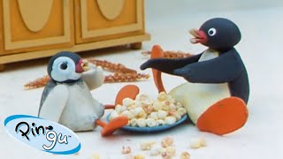 Pingu Loves Food 🐧  Pingu  Official Channel  Cartoons For Kids [upl. by Ethelin387]