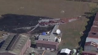 Communications tower involved in Houston helicopter crash had recently been sold [upl. by Aicelf162]