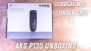 Whats in the box of an AKG p120 [upl. by Elleraj]