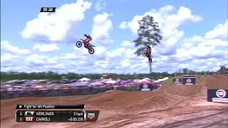 Cairoli vs Herlings Race 1  Monster Energy MXGP of USA [upl. by Relyuhcs]