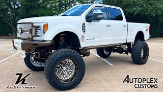 GIANT CUSTOM KELDERMAN FORD F250 KING RANCH REVIEW FOR SALE [upl. by Ahtiekahs]