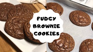 Best Fudgy Brownie Cookies  Easy Recipe [upl. by Luamaj]