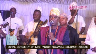 WATCH K1 D ULTIMATE LIVE PERFORMANCE AT THE FINAL BURIAL OF PASTOR SOLOMON ADEKITES BURIAL [upl. by Anica441]