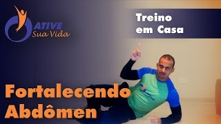 Exercício para fortalecer abdômen trabalhar o CORE e ajudar a diminuir dores nas costas [upl. by Emmalyn]