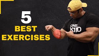 The Perfect Forearm Workout 5 Best Exercises  Yatinder Singh [upl. by Ezalb]