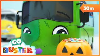 Too Much Halloween Candy  Go Geckos Garage  Go Buster  Kids Cartoons [upl. by Mildrid]