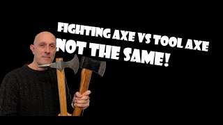 Fighting Axes VS Tool Axes NOT THE SAME [upl. by Atiekal915]