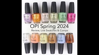 OPI Your Way Spring 2024 Collection Review Live Swatches amp Comparisons [upl. by Surad]