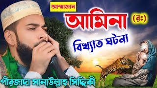 আম্মাজান আমেনার┇বিখ্যাত ঘটনা পীরজাদা সানাউল্লাহ সিদ্দিকী┇Pirzada Sanaullah Siddiqui waz [upl. by Engle]