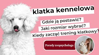 KLATKA KENNELOWA  Gdzie ją postawić Jak dobrać rozmiar do psa Kiedy zacząć trening klatkowy [upl. by Banky]