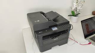 KING OF DUPLEX Brother MFCL2750DW Laser Printer Scanner [upl. by Photina]