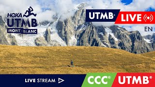 HOKA UTMB MontBlanc 2024  English Live 🇬🇧  CCC amp UTMB [upl. by Deirdre226]