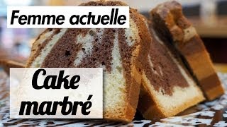 Le cake marbré au chocolat  Recette de chef [upl. by Atilegna]