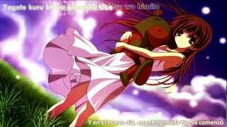 Clannad OST  Chiisana Tenohira  Riya  Lyrics amp Sub Español [upl. by Ahsimet938]