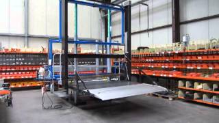 DHOLLANDIA DHVH30E1 3000kg column lift with folding platform [upl. by Pollard]