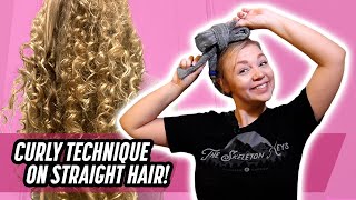 TRYING 3 DIFFERENT AIR DRY TECHNIQUES  Plopping Straight Hair [upl. by Horter492]