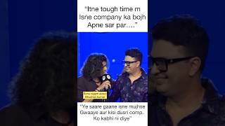 “Bhushan kumar is the root causeUnko stage par bulaao” Sonu Nigam appreciating Bhushan kumar [upl. by Nattirb465]