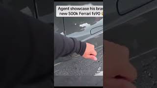 Agent00 shows of his new Ferrari [upl. by Nalim24]