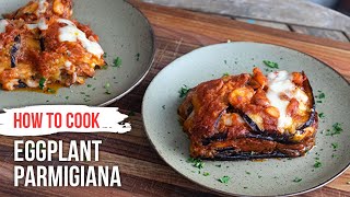 How to Make EGGPLANT PARMIGIANA like an Italian Recorded Live Video [upl. by Aham84]