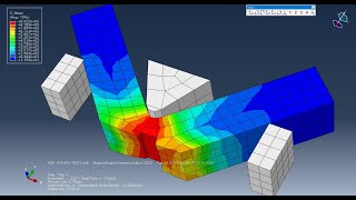 Try Abaqus Explicit Tutorial Charpy test by Learning Edition Finite Element Analysis有限要素法 [upl. by Eimorej]