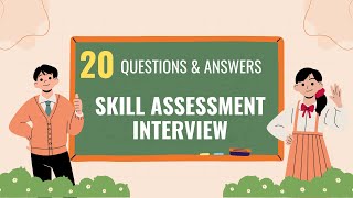 Skill Assessment Interview Questions amp AnsChef Part1 Commonly Asked Ques  youtube immigration [upl. by Koo]