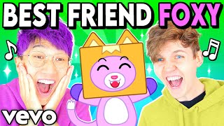 BEST FRIEND FOXY SONG 🎵 Official LankyBox Music Video [upl. by Xenia]