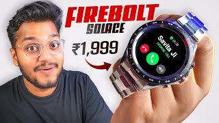 This ₹2000 Stainless Steel Smartwatch is very Premium  Fireboltt Solace [upl. by Panayiotis]