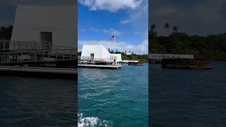 USS Arizona sunken battleship memorial Pearl Harbor  Hawaii USA travel shorts fyp ww2 history [upl. by Adelia960]