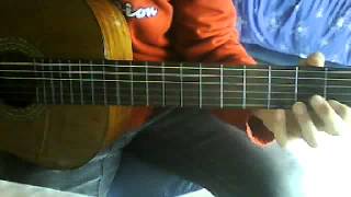 An easy way to play Morrisons Jig with guitar [upl. by Llemij]