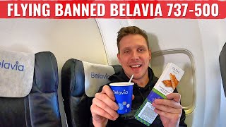 Review BELARUSIAN BELAVIA  EUROPES LAST 737500 [upl. by Htnicayh185]