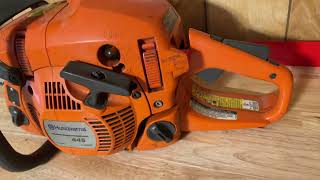 My Husqvarna 445 chainsaw [upl. by Ylelhsa619]