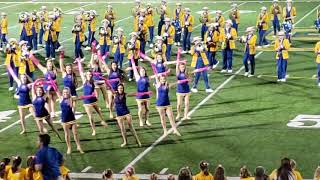 St Paul Marching Wolves and Golden Blues Halftime Show Oct 12 2018 [upl. by Hevak]