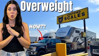 We didnt expect THIS Payload Problem Ford F350 and 5th Wheel RV and how to avoid it [upl. by Powel183]