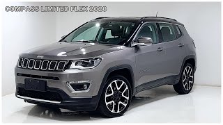 JEEP COMPASS LIMITED 20 FLEX 2020 em detalhes  RB Motors Santos SP [upl. by Aicilanna631]