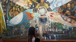 Los ASOMBROSOS MURALES del Palacio de Bellas Artes [upl. by Beghtol]