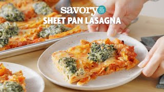 Sheet Pan Lasagna Savory by GIANT [upl. by Eskil364]