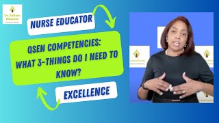 Snapshot 44 QSEN Competencies What 3 things do I need to know [upl. by Ahsiruam]