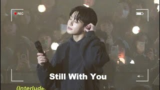 231120 GOLDEN LIVE ON STAGE Still With You  BTS JUNGKOOK FANCAM 방탄소년단 정국 스틸윗유 골든쇼케이스 정국직캠 [upl. by Noet]