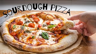 Sourdough Pizza Dough Recipe no yeast [upl. by Nageek]