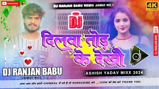 Dj Ranjan Babu  Dilwa Tod Ke Dekhaw  Ashish Yadav Ka Gana Dj Remix  Dj Hard Bass Mix 2024 [upl. by Rosanne976]