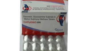 CAPIJOINT GN Tablets Diacerein Glucosamine Sulphate amp Methyl Sulphonyl Methane Tablets [upl. by Enilrac455]